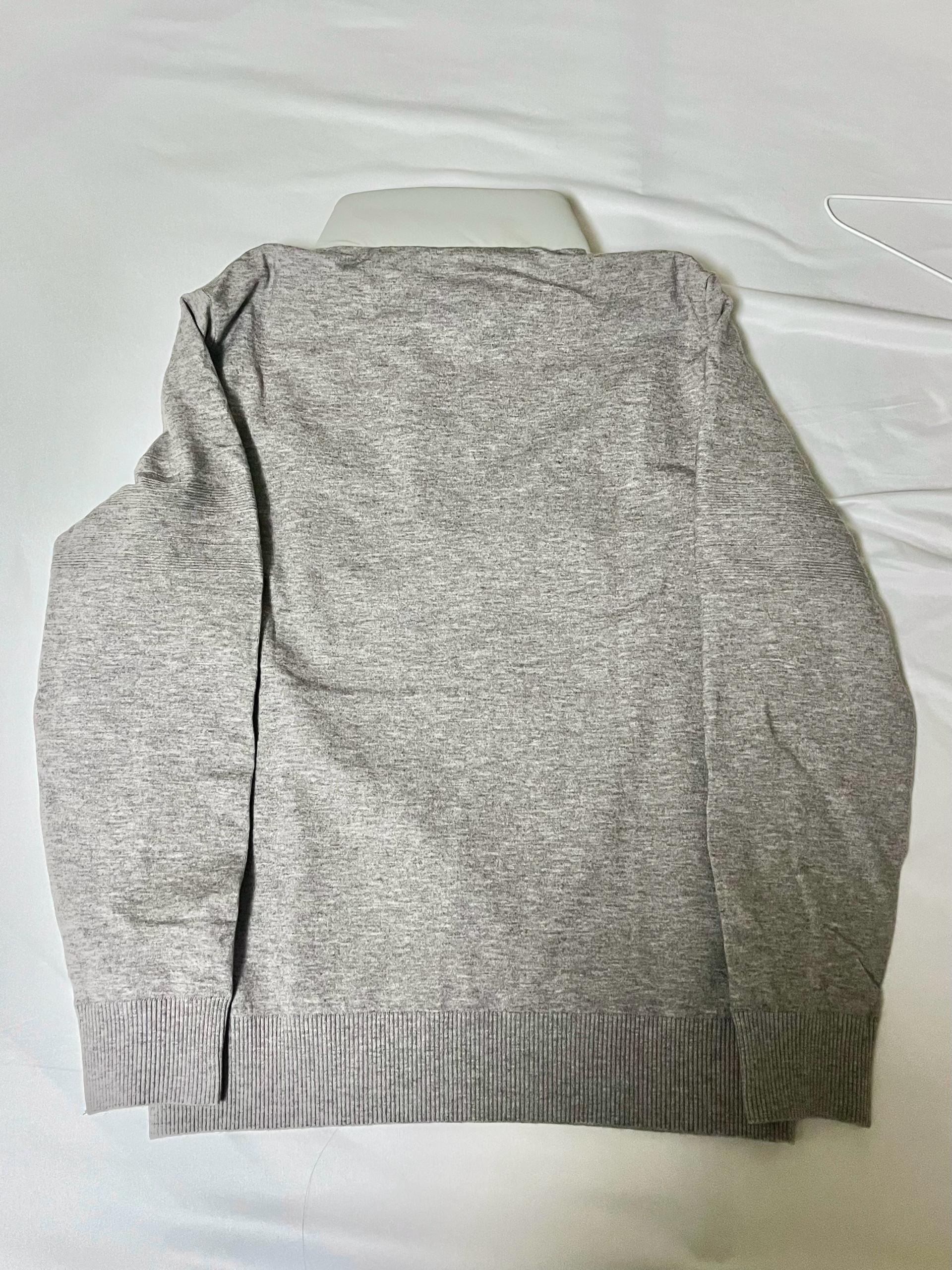BEANPOLE GOLF 남성 우븐 하이브리드 니트 반집업 - 그레이 3