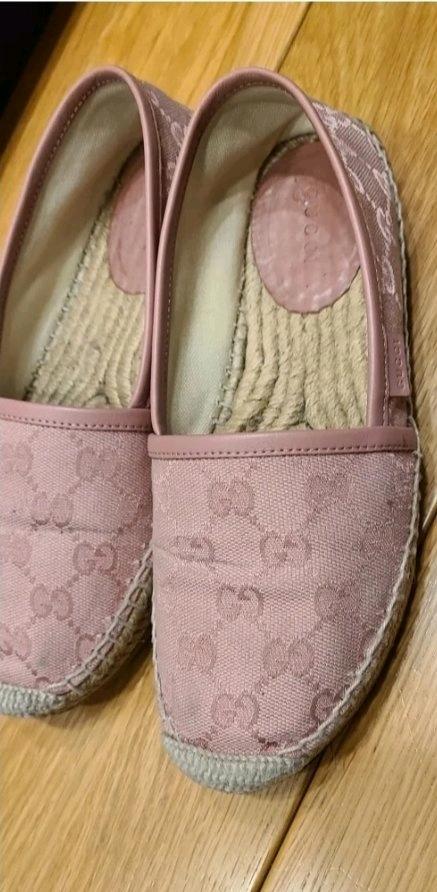 구찌 핑크 에스파드리유 230 4