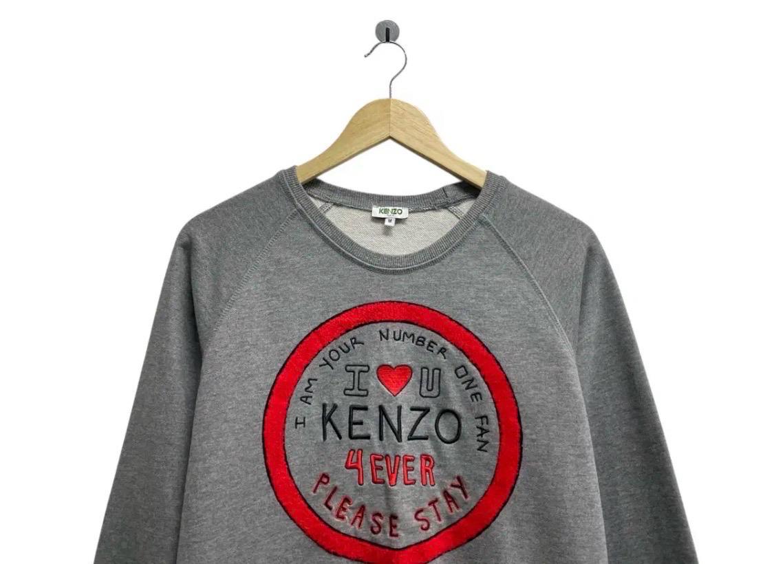 겐조 KENZO 그레이 스웻 맨투맨 M 3