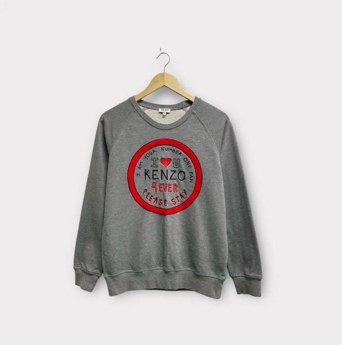 겐조 KENZO 그레이 스웻 맨투맨 M 2