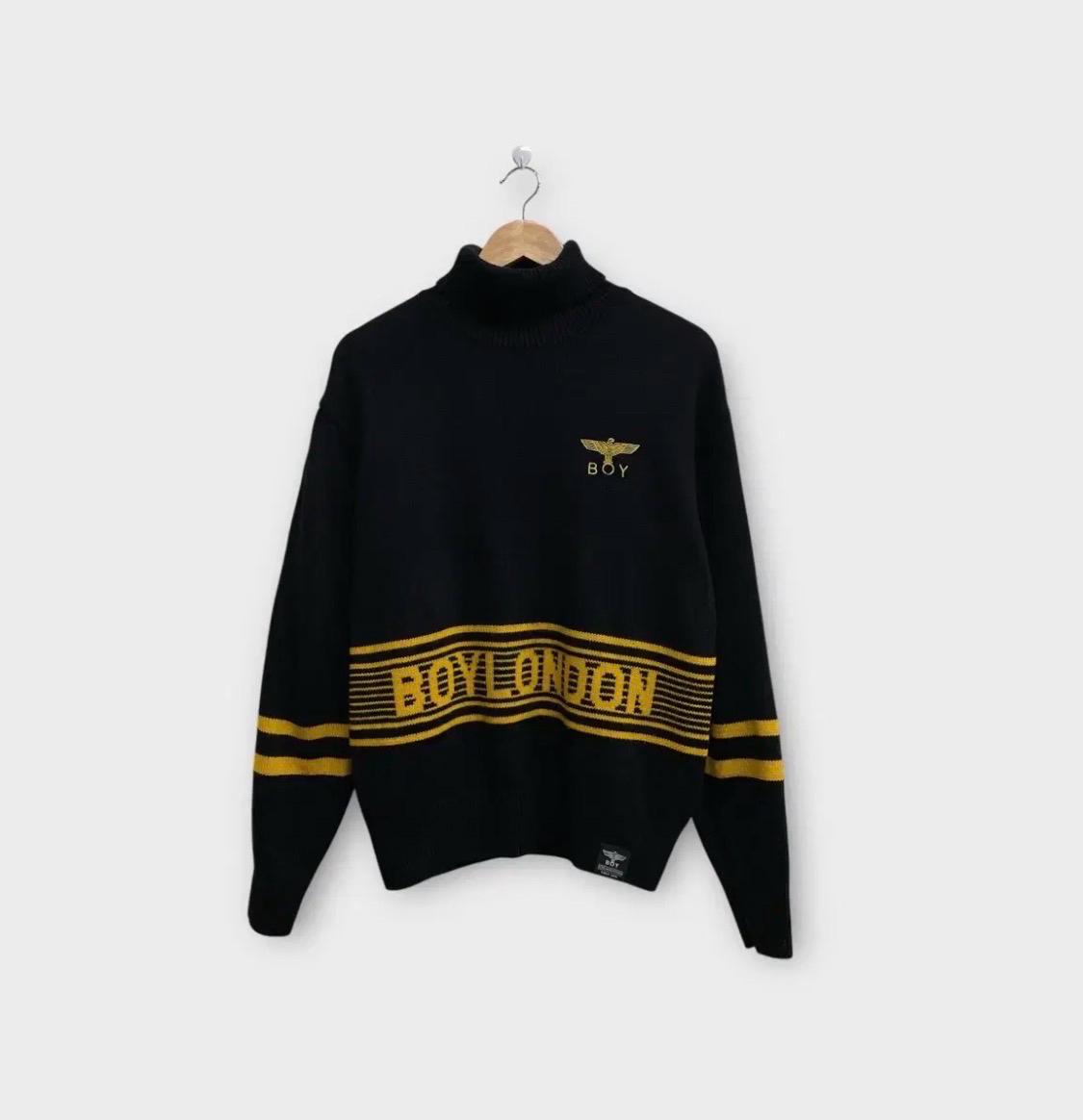보이런던 BOY LONDON 터틀넥 블랙니트 S-M 2