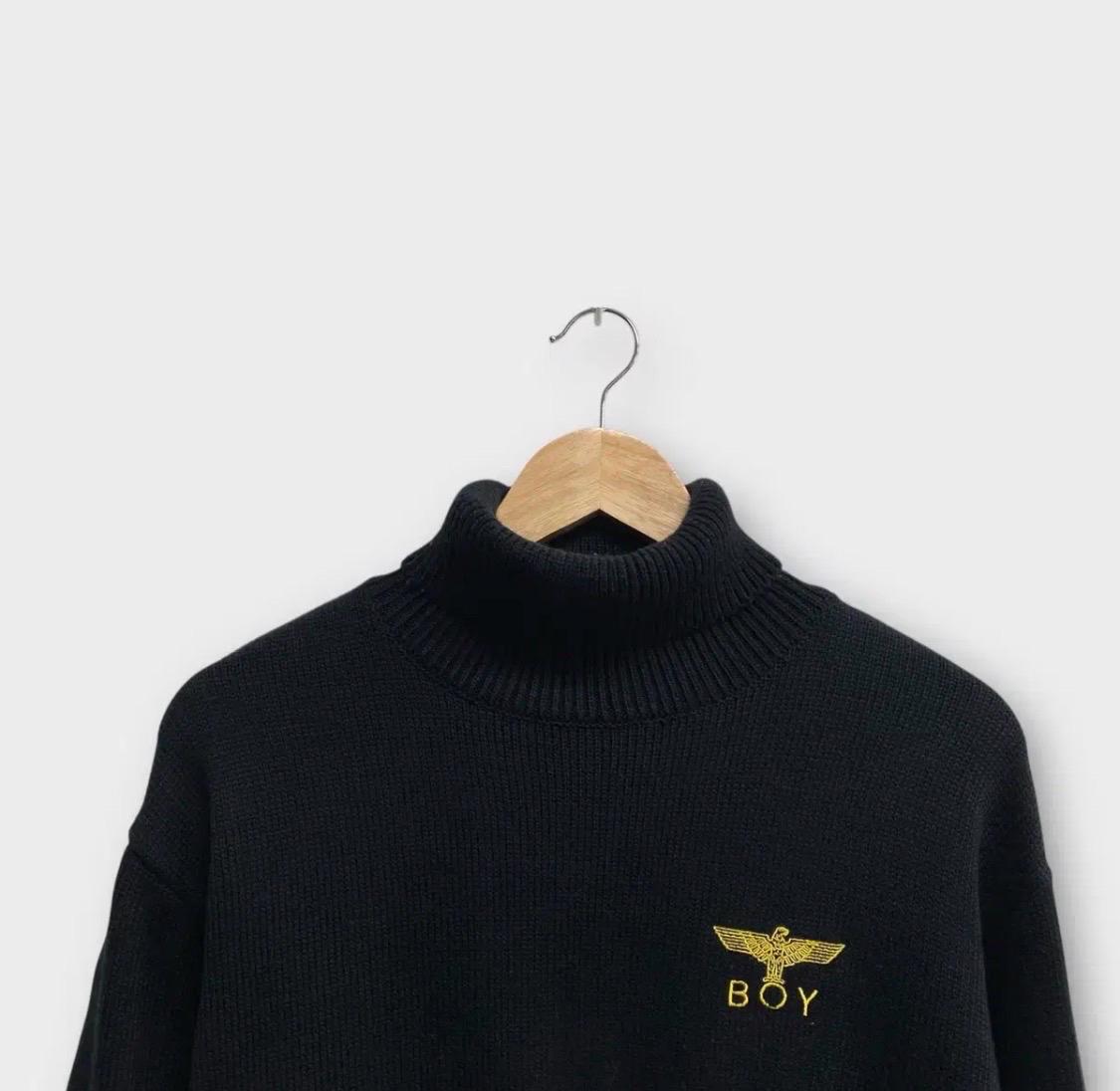 보이런던 BOY LONDON 터틀넥 블랙니트 S-M 4