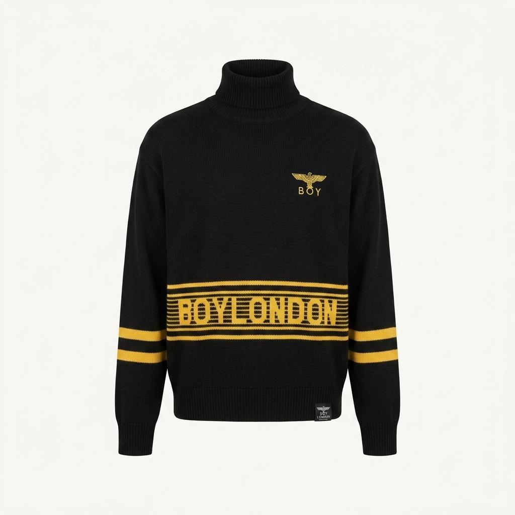 보이런던 BOY LONDON 터틀넥 블랙니트 S-M 1