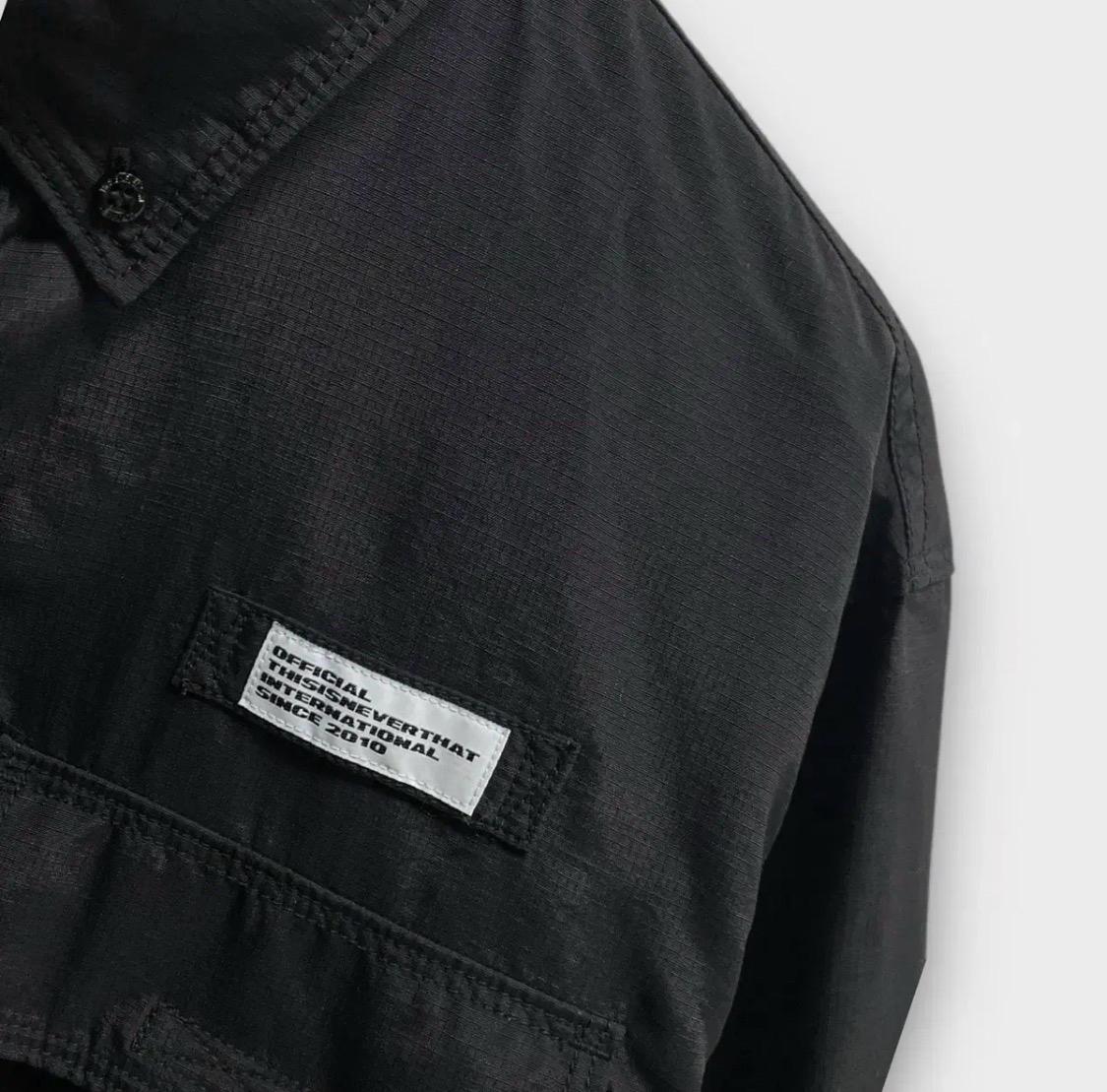 디스이즈네버댓 Fishing Shirt Black S-M 3
