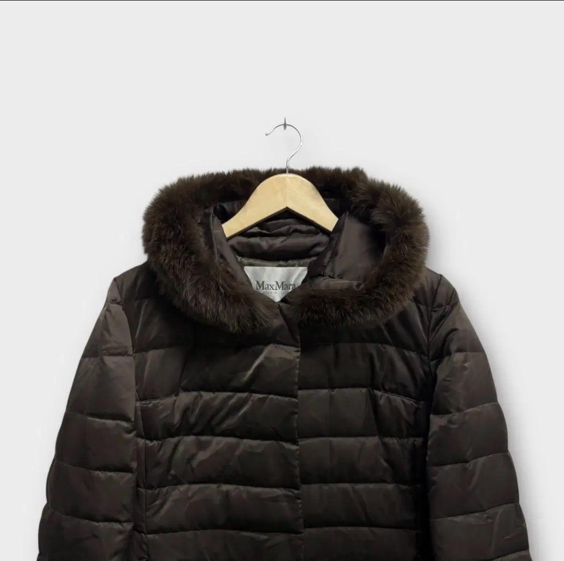 막스마라 Max mara 브라운 코트패딩S-M 3