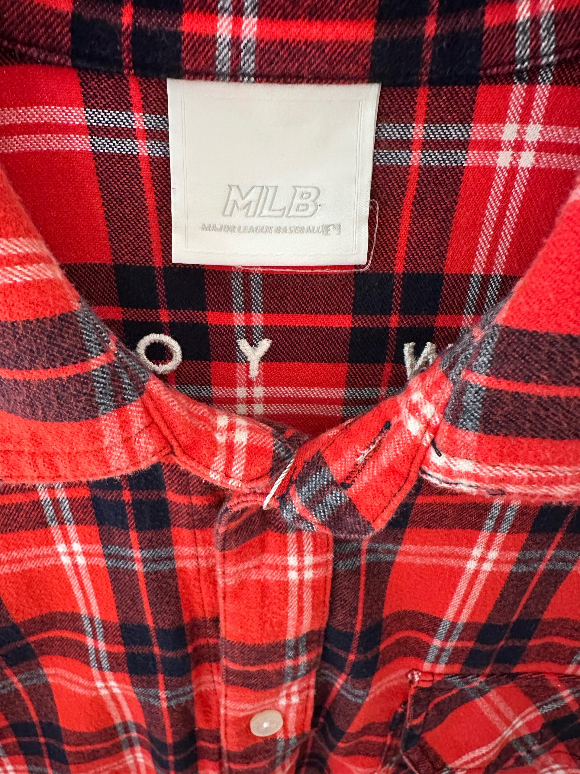MLB 양키스체크셔츠(사이즈XL) 4