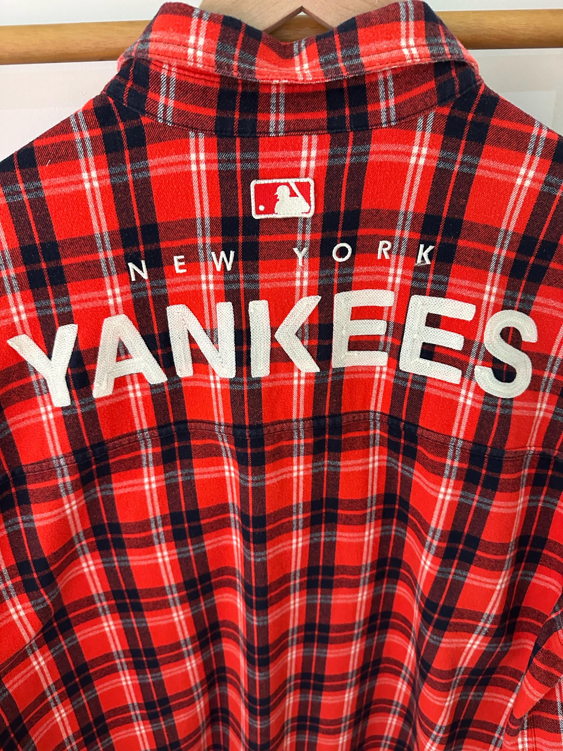 MLB 양키스체크셔츠(사이즈XL) 8