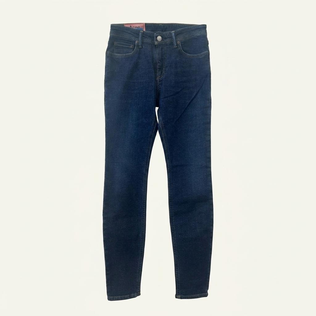 [80% 할인] ACNE STUDIOS 백로고 로우라이즈 스키니진 (24inch) 1