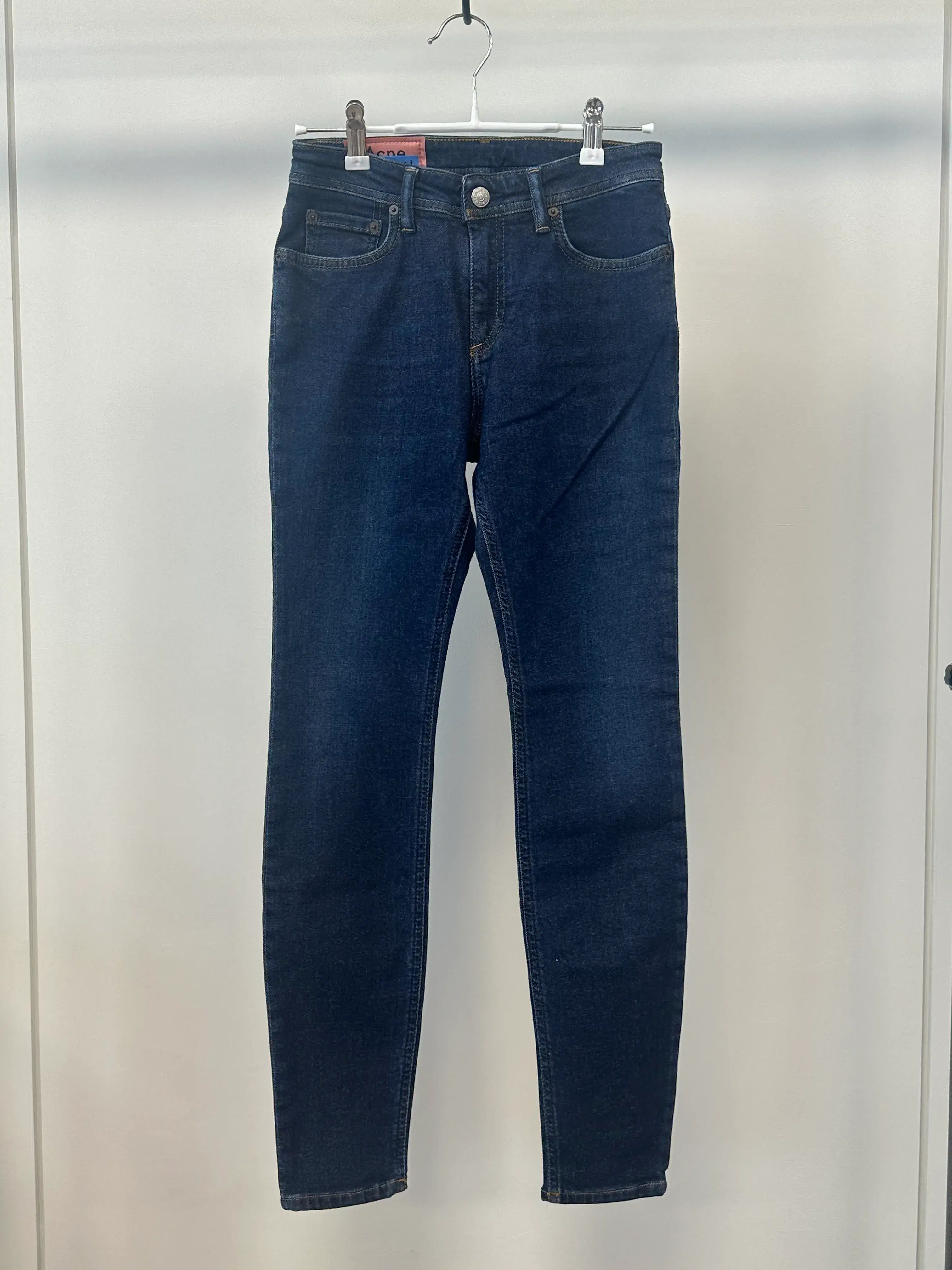 [80% 할인] ACNE STUDIOS 백로고 로우라이즈 스키니진 (26inch) 2