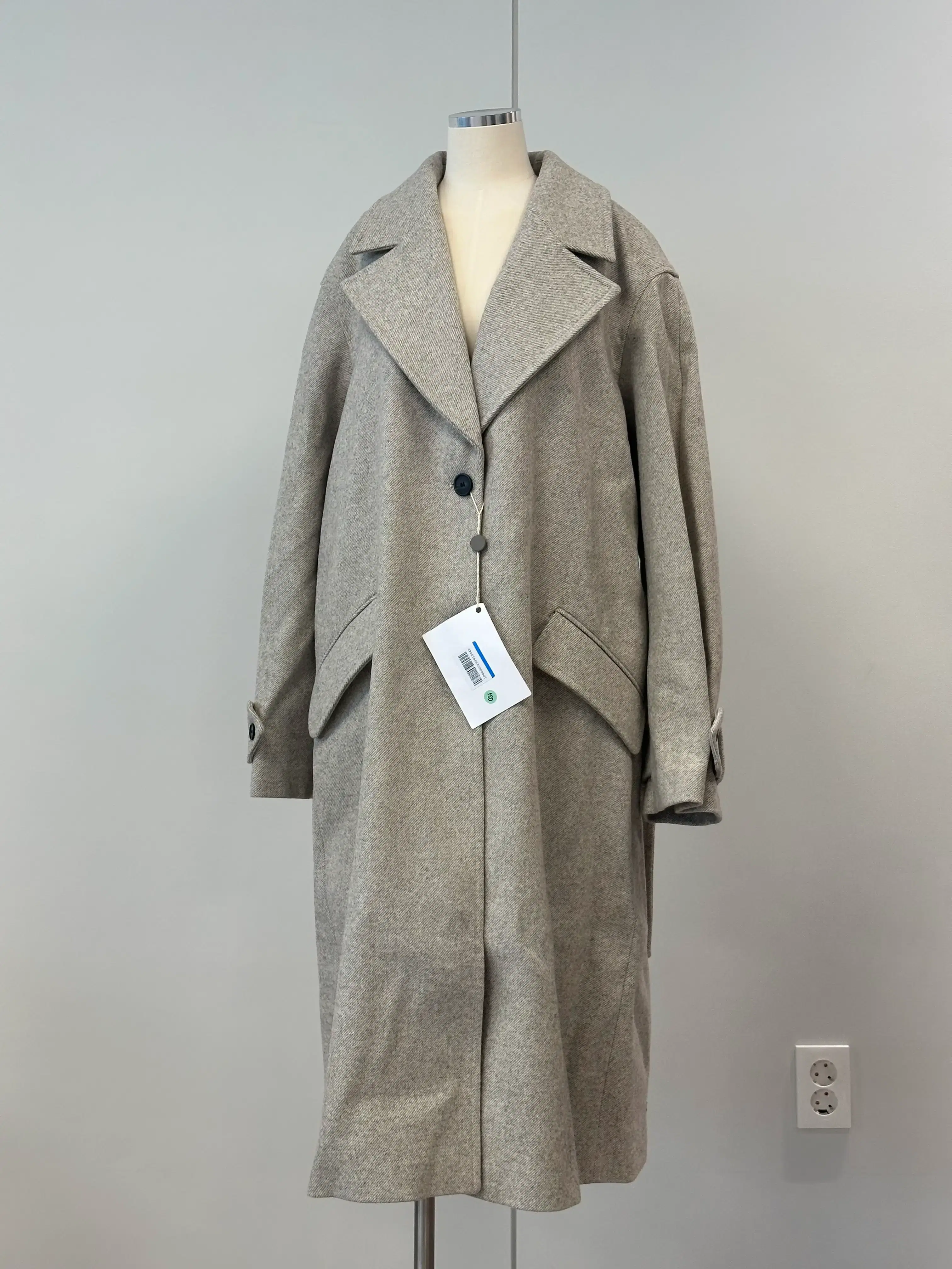 [80% 할인] CLAUDIEPIERLOT 울 블렌드 롱코트 (M) 4