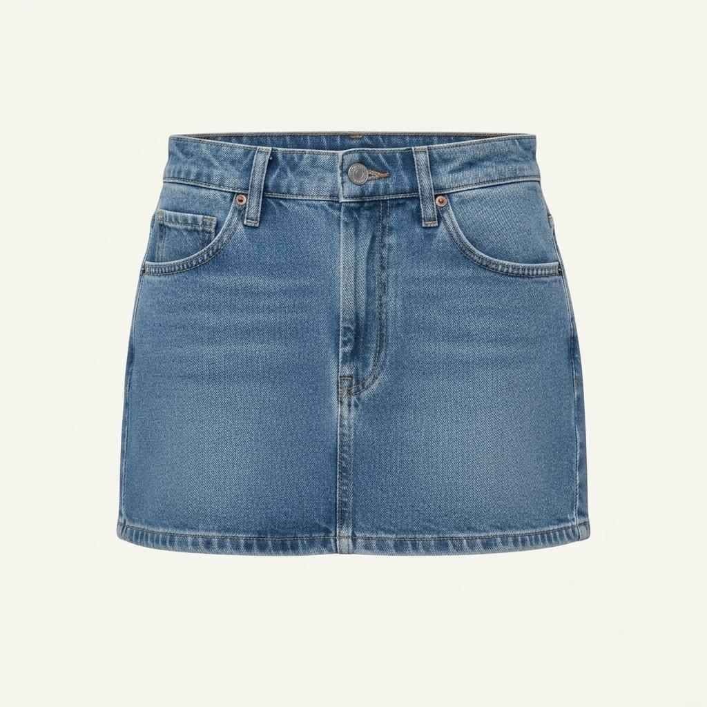 [80% 할인] DIESEL 백로고 베이직 데님 스커트 (25) 1