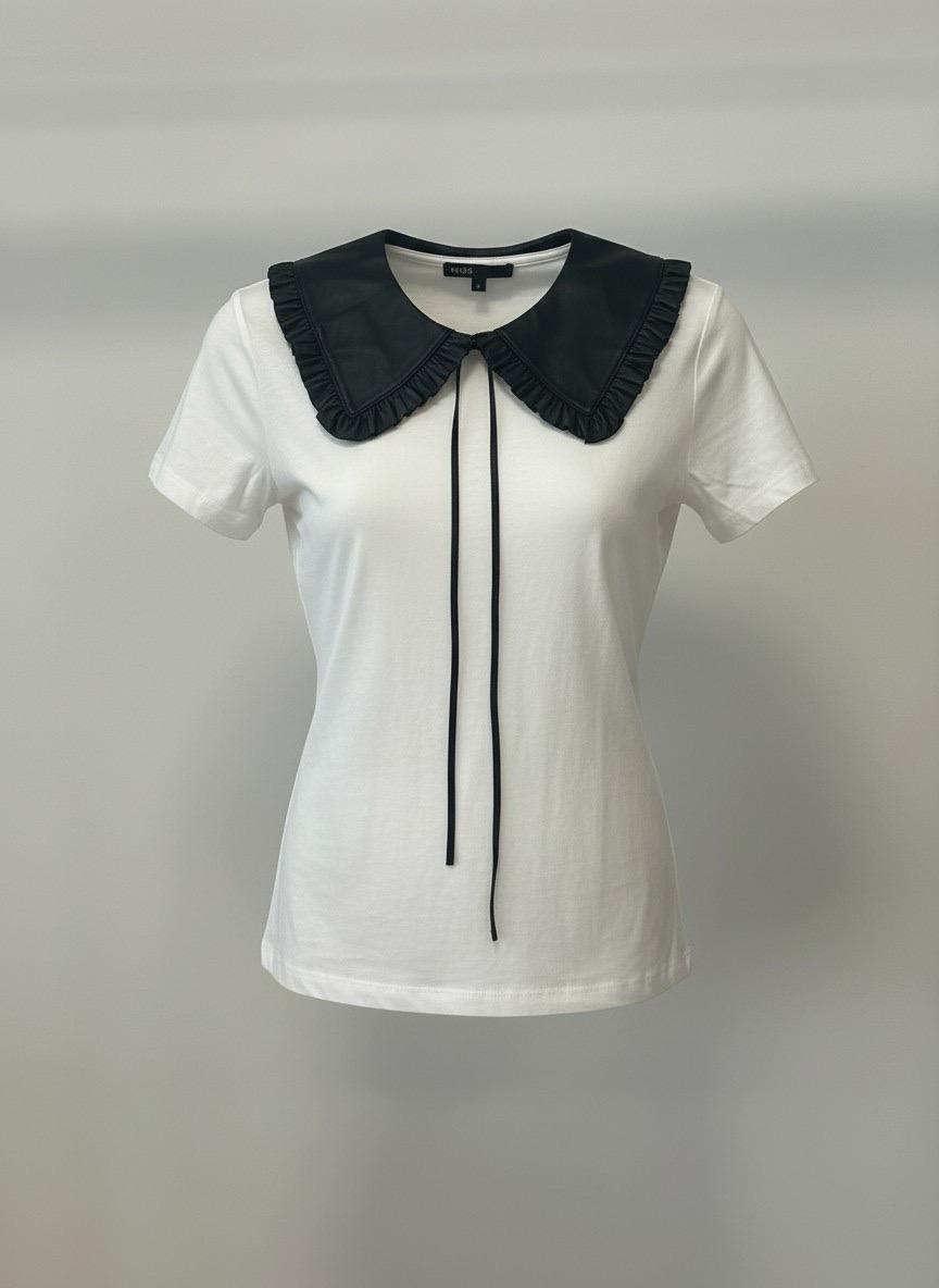 [80% 할인] MAJE 디태처블 카라 베이직 티셔츠 (S) 2