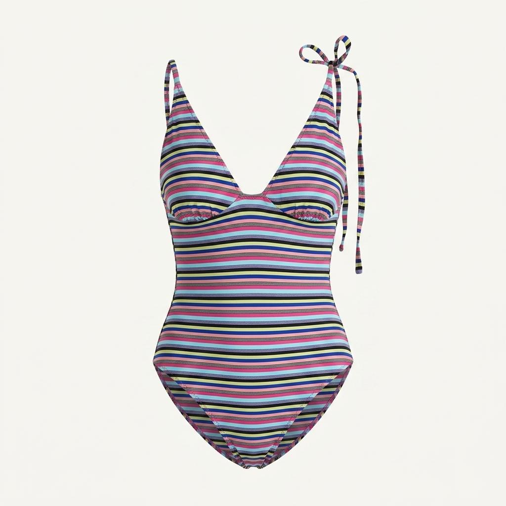 [80% 할인] SOLID&STRIPED 올림피아 멀티 스트라이프 스윔수트 (XS) 1