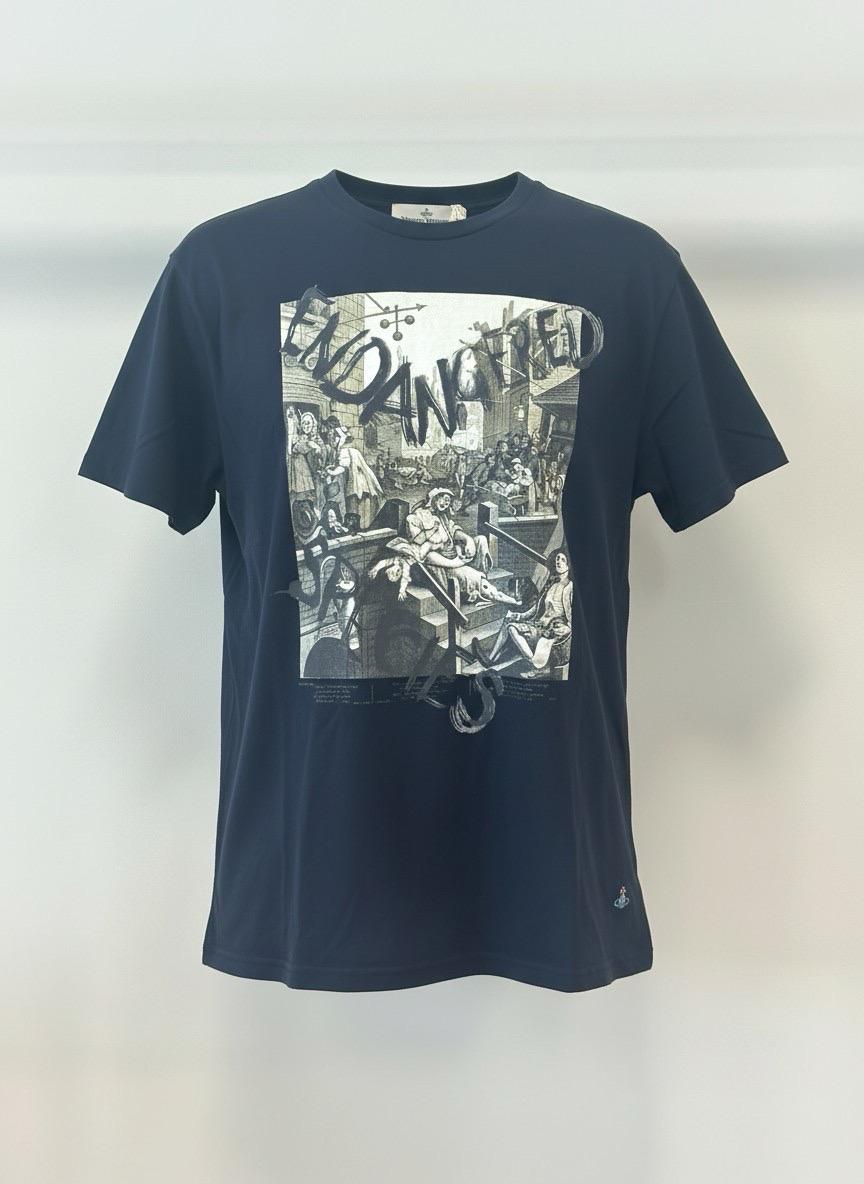 [80% 할인] VIVIENNE WESTWOOD 사이드 로고 오버핏 반팔 티셔츠 (XS) 2
