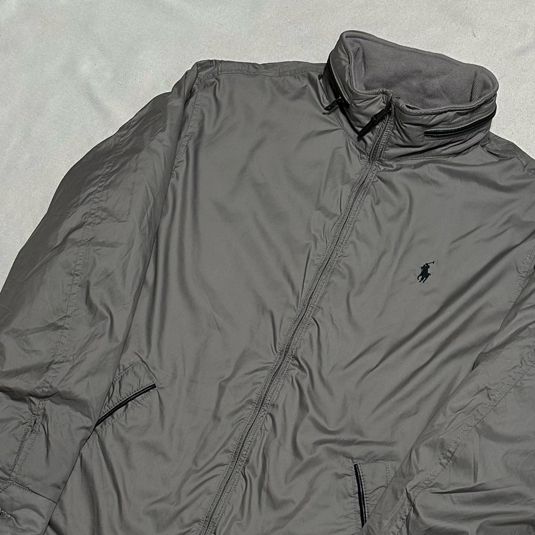 M 폴로랄프로렌 내장후드 메탈릭 그레이 폴리쉘 페리 자켓 2