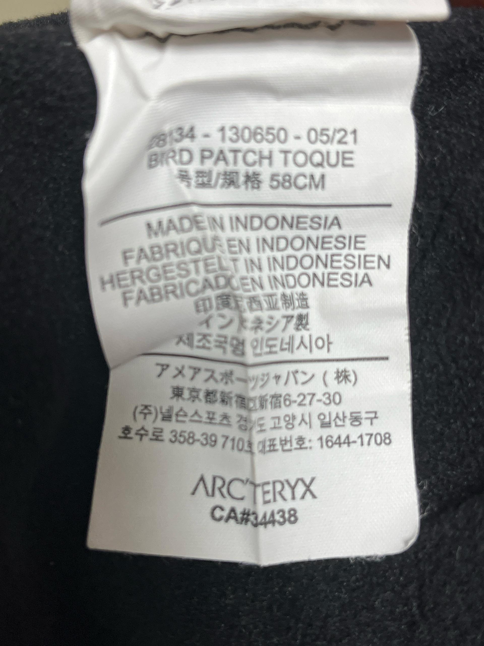 아크테릭스 버드패치 토크 비니  5