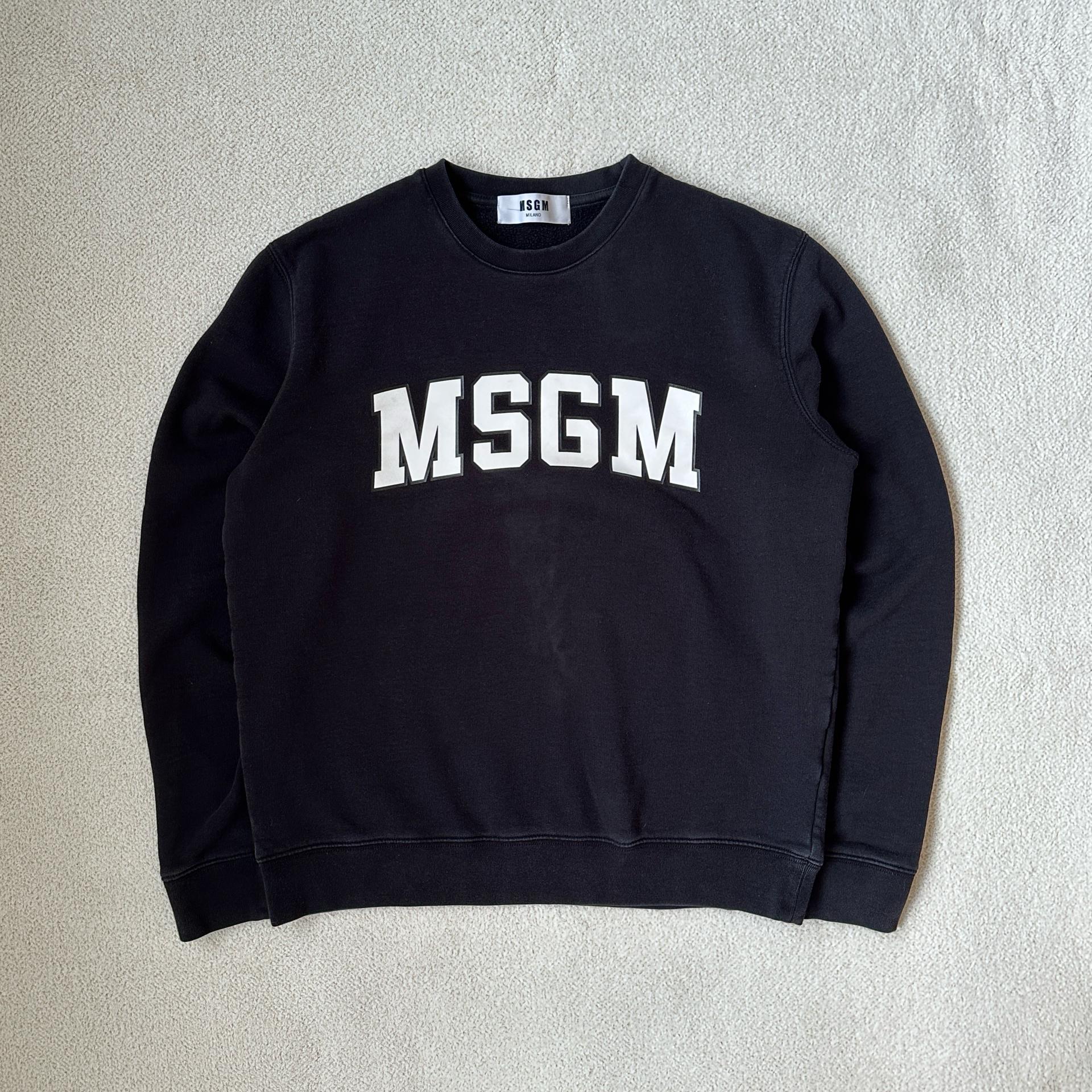 MSGM 로고 긴팔 스웻셔츠 3