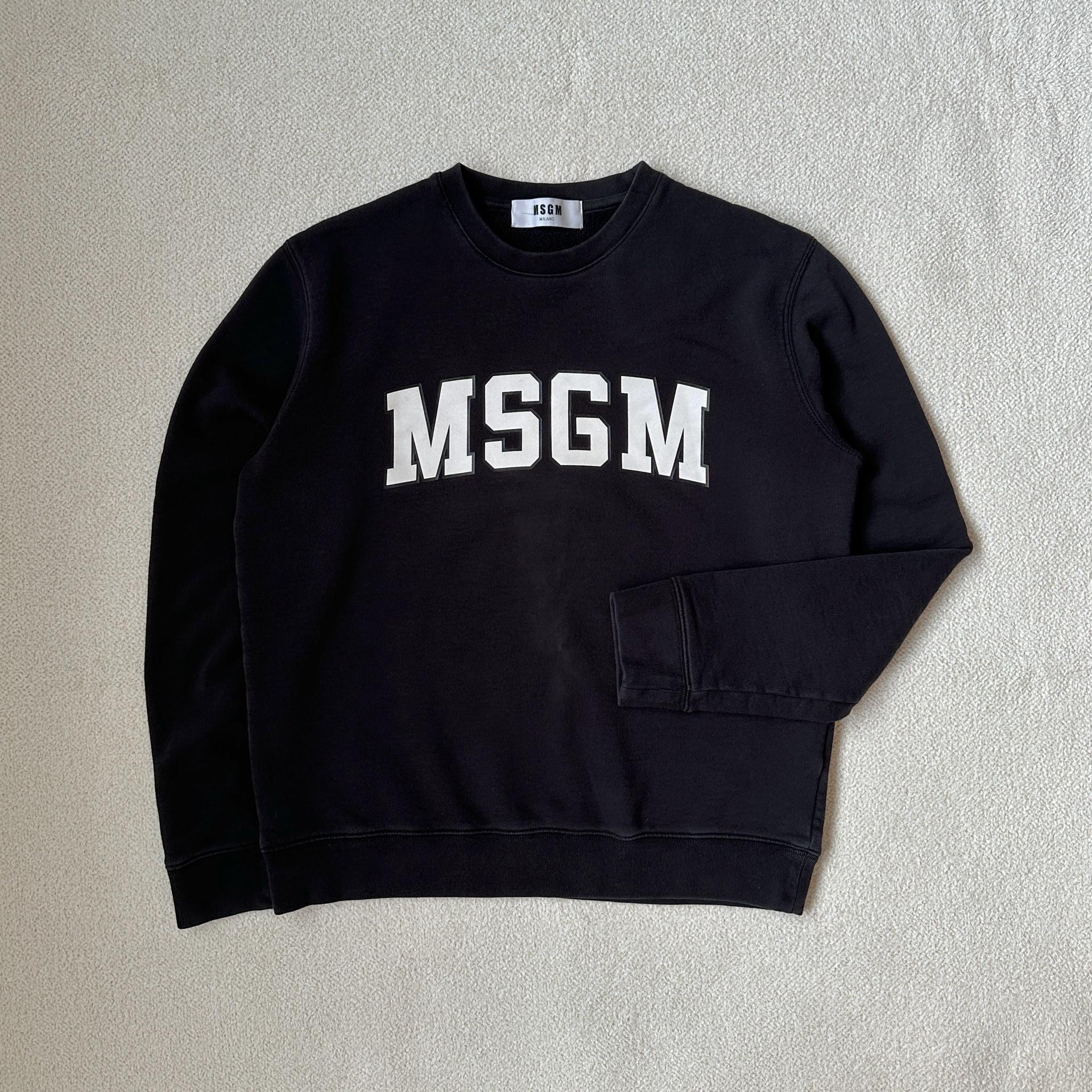 MSGM 로고 긴팔 스웻셔츠 2
