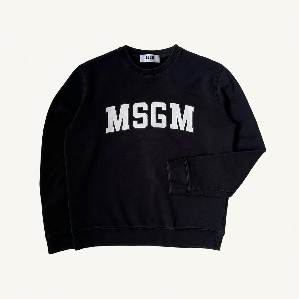 MSGM 로고 긴팔 스웻셔츠 1