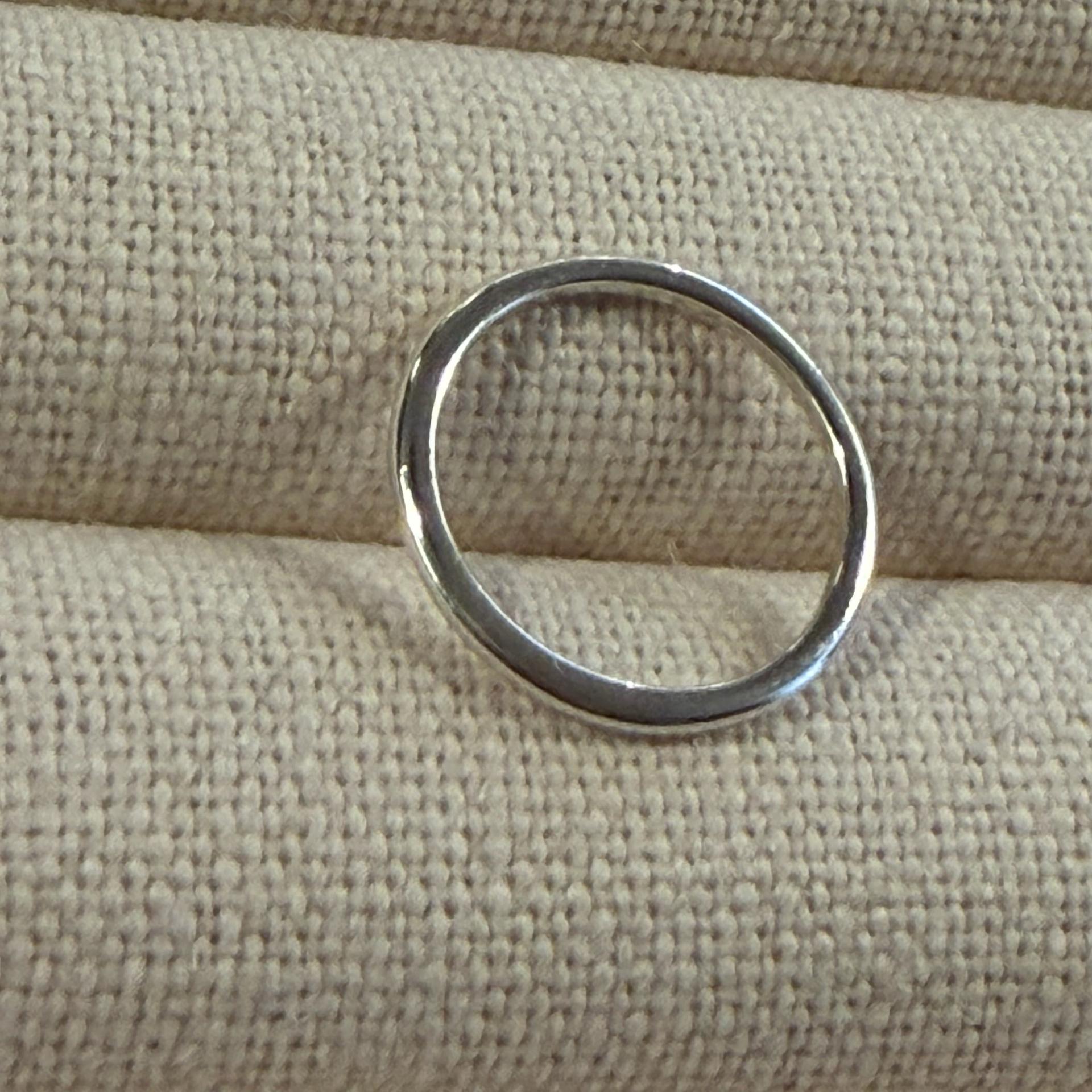 새상품 여성 신주 은도금 래이어드 무지 반지 3