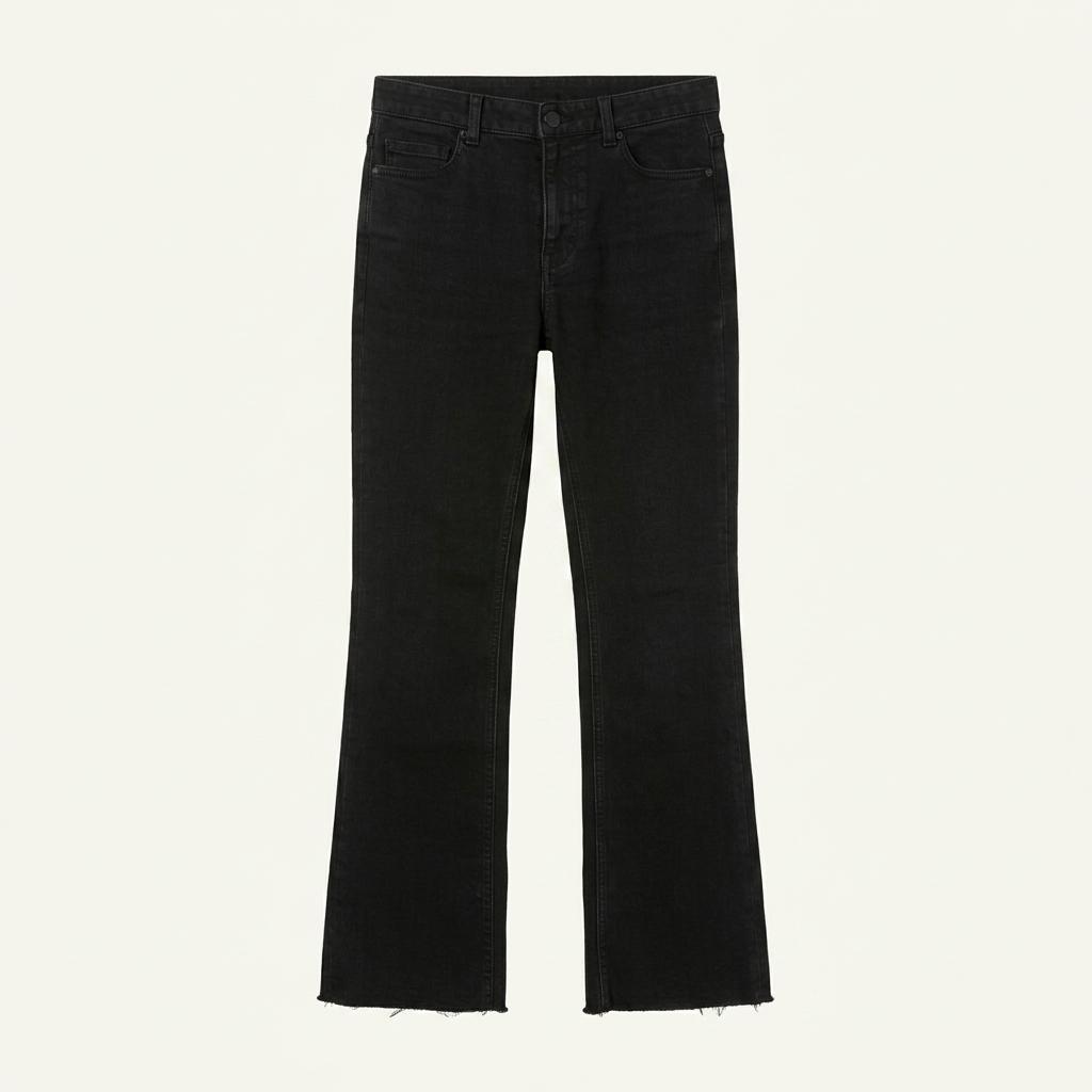 에잇세컨즈 밑단 컷팅 부츠컷 데님 팬츠 1