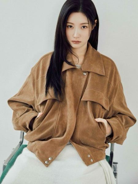 온앤온 스웨이드 봄버 점퍼 새상품 