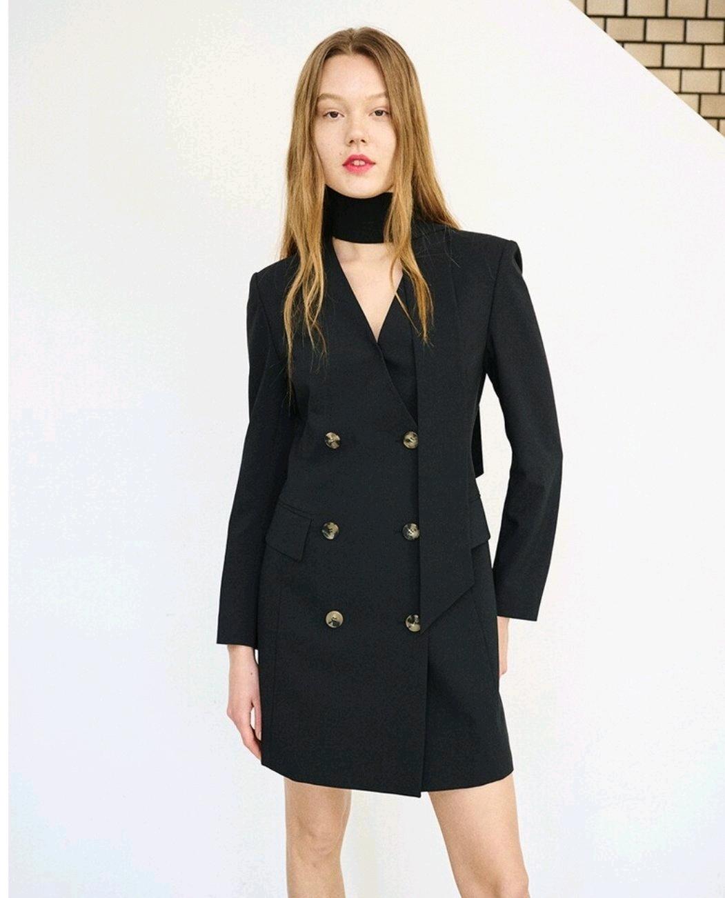 [TAV]SCARF JACKET  DRESS 스카프 자켓 원피스 드레스 6