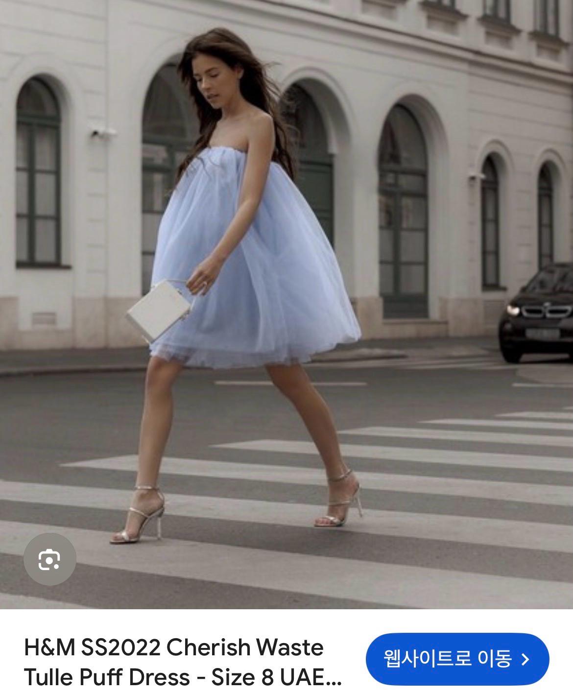 H&M Innovation Cherish Waste Tulle Puff Dress 5