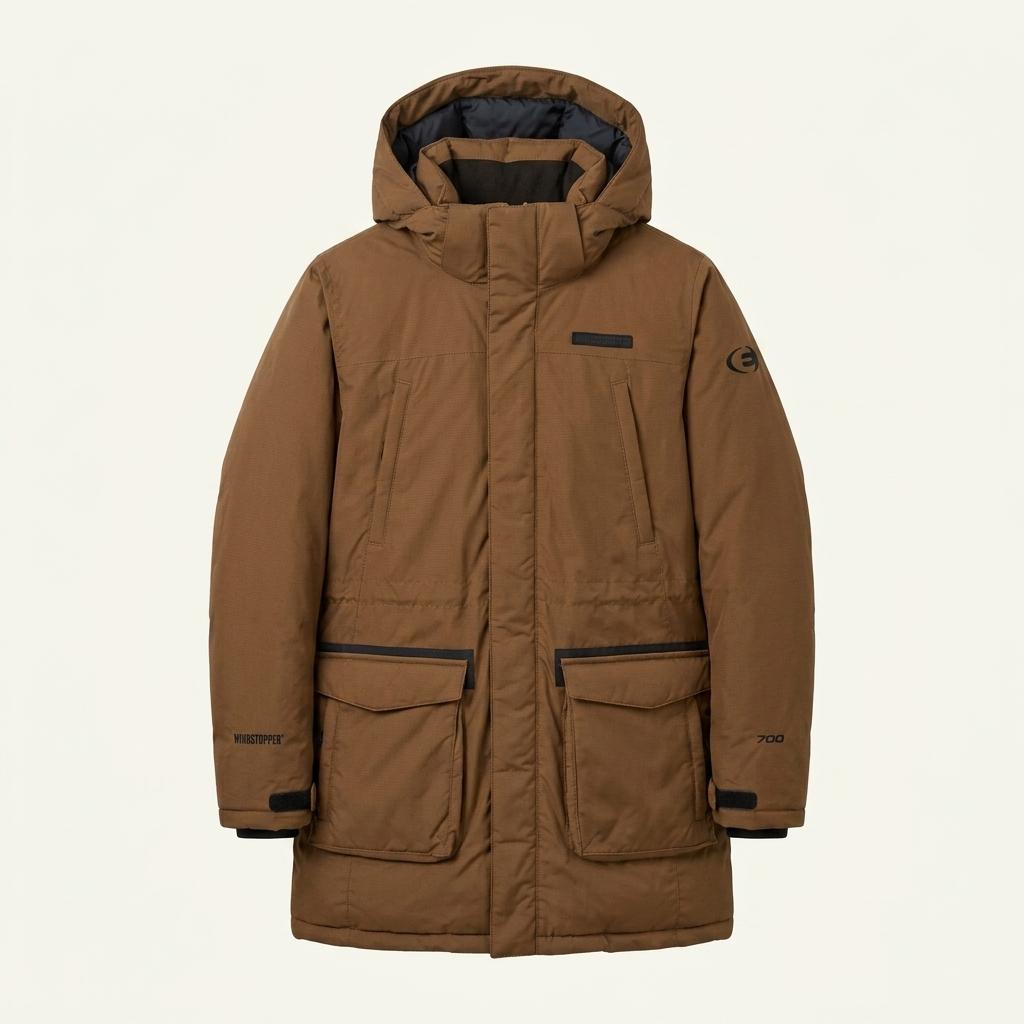 아이더 Eider 브라운 구스다운 패딩 S 1
