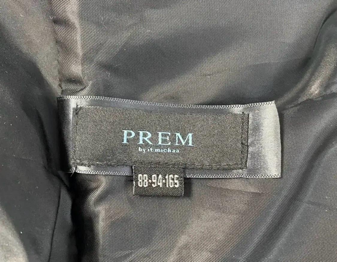 잇미샤 프레임 블랙 거위털 패딩 코트 8