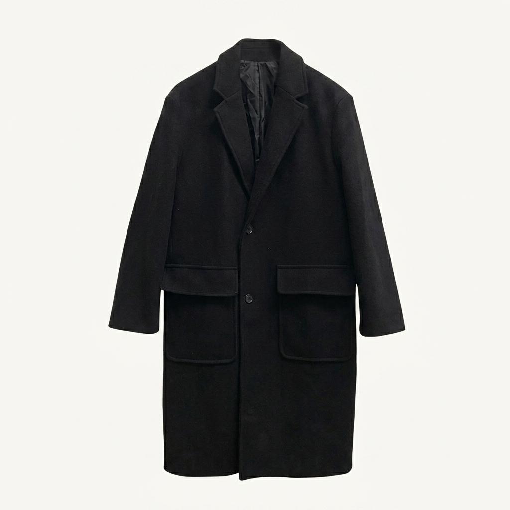 에잇세컨즈 블랙코트 M 1