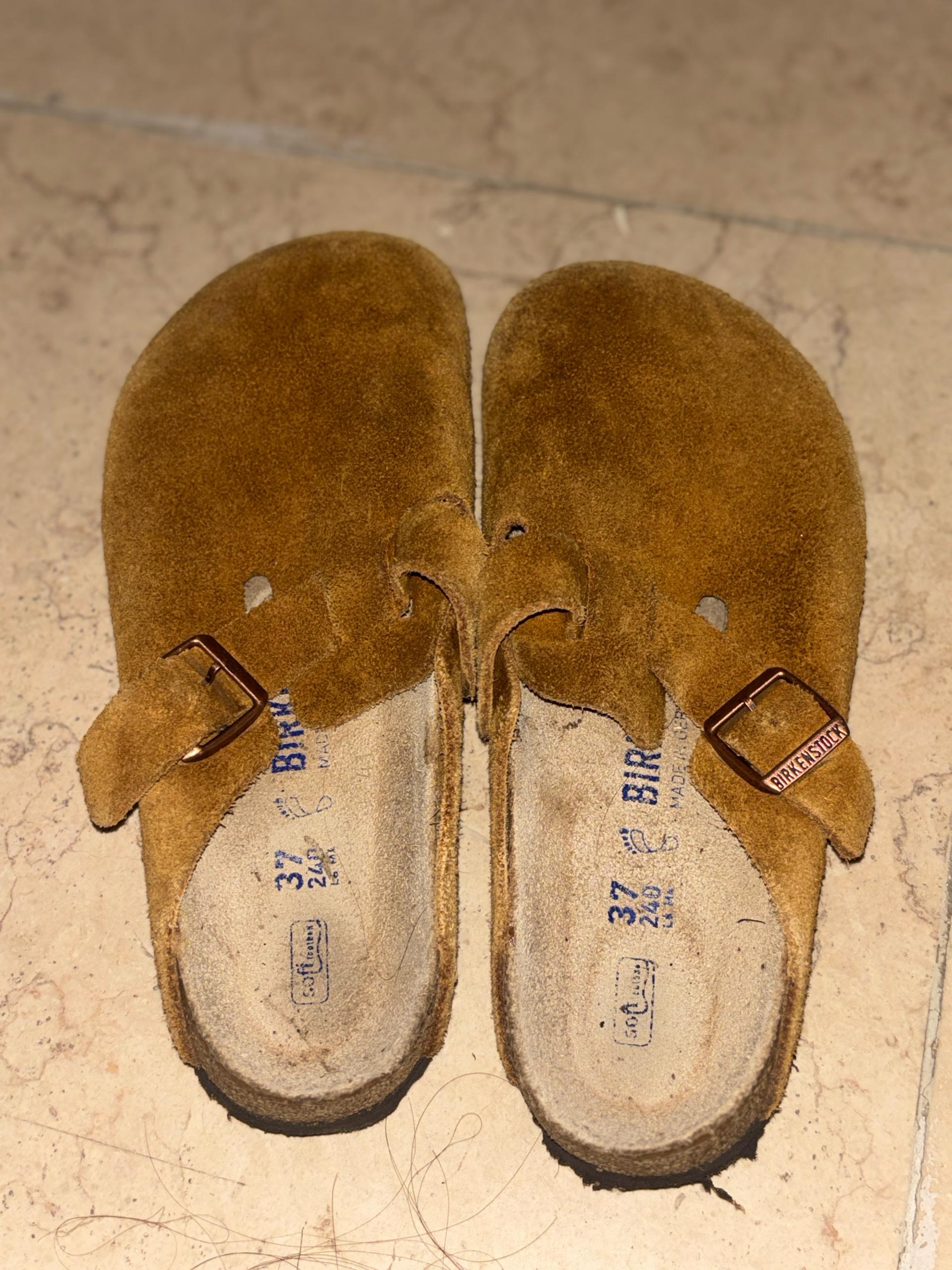 버켄스탁 보스턴 브라운 내로우 뮬 3