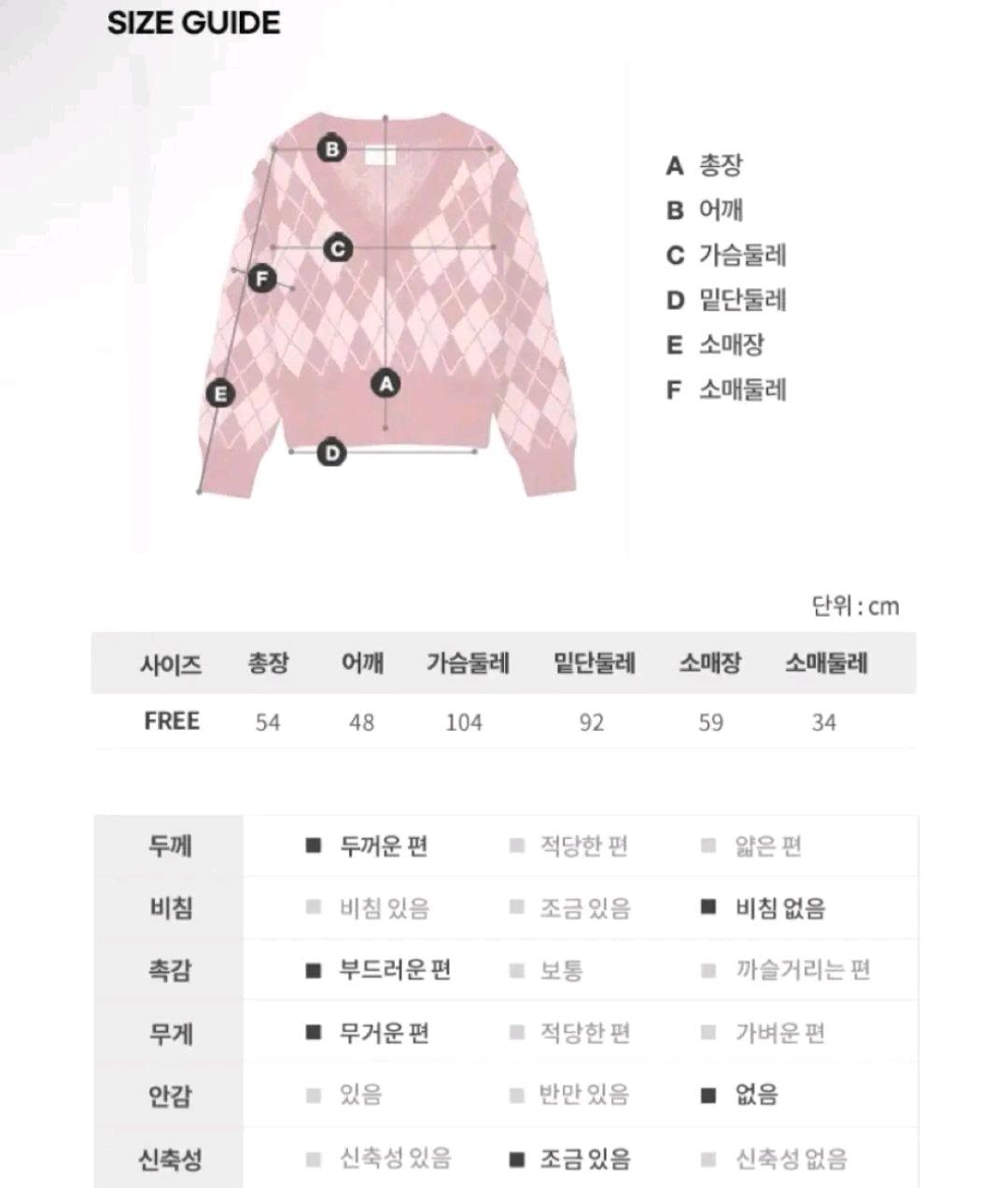 보카바카 아가일 소피 니트 5