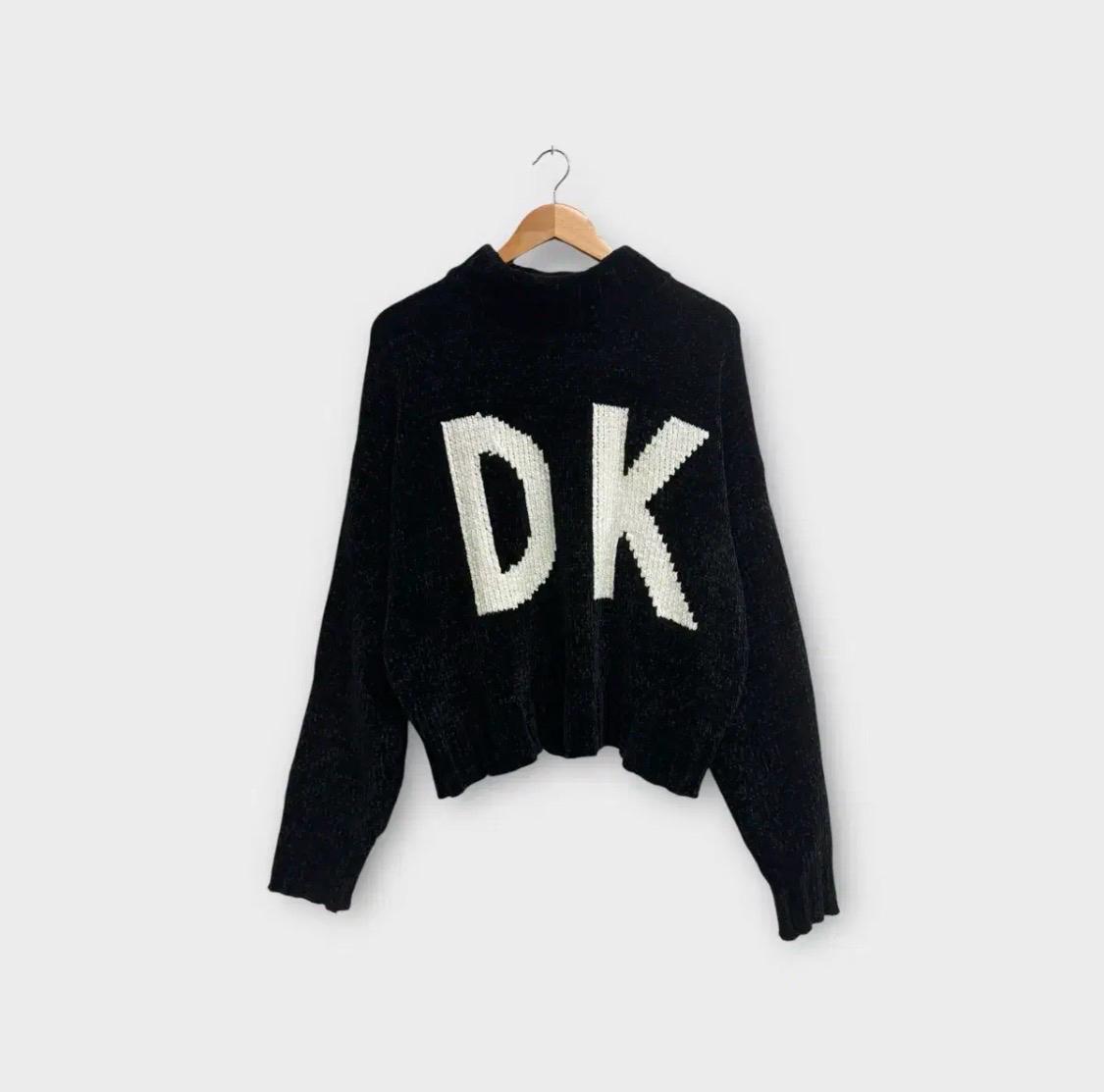 DKNY 부클 블랙 니트 M 2