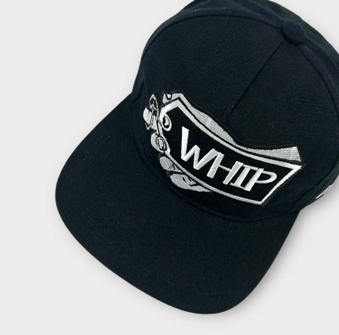 WHIP 자수 로고 스냅백 블랙 (1624) 9