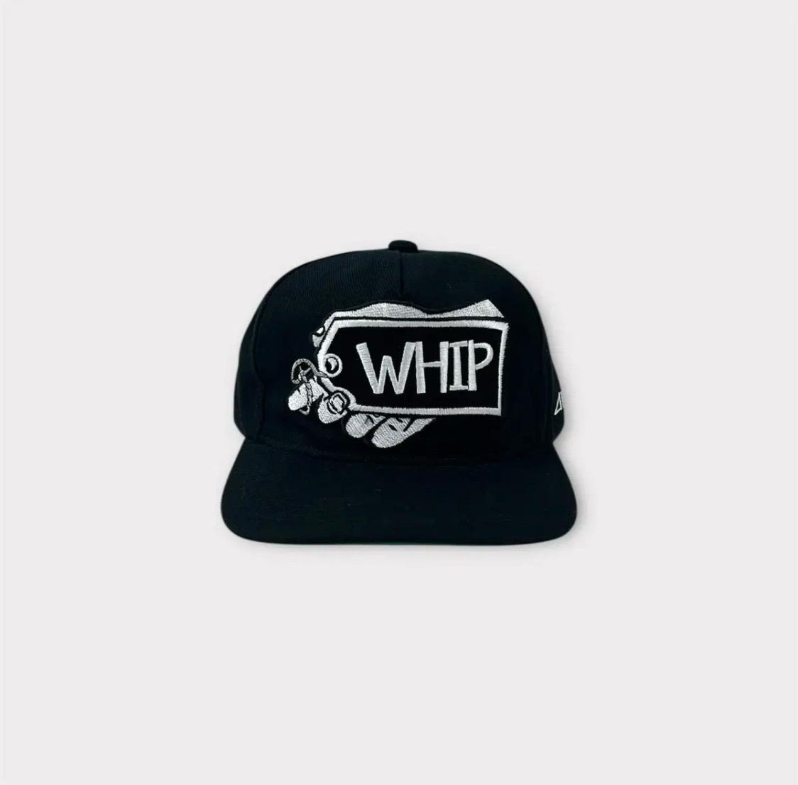 WHIP 자수 로고 스냅백 블랙 (1624) 2