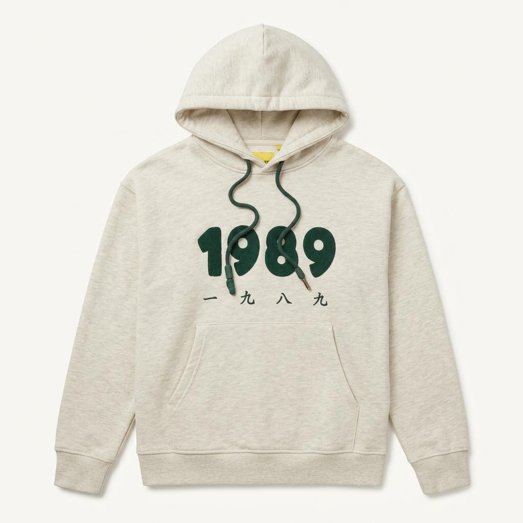 !단종색상! 곤니치와 봉쥬르 1989후드티  1