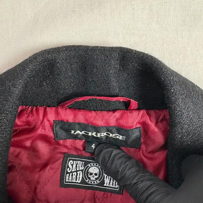 Jack Rose x Skull Works 울 더블 라이더 자켓 4 5