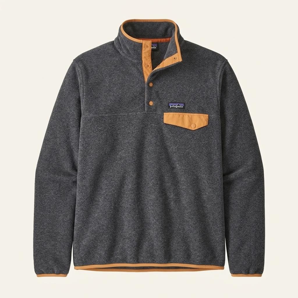 Patagonia 파타고니아 라이트웨이트 신칠라 그레이 오렌지 플리스 M 1