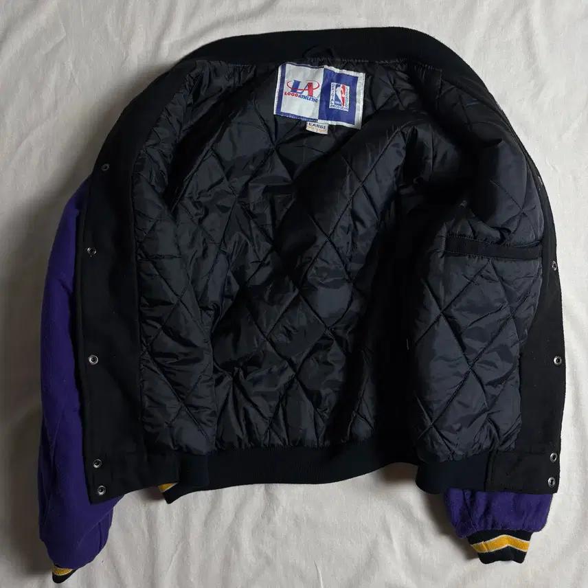 90s NBA 로고 엘에이 레이커스 바시티 자켓 L 4