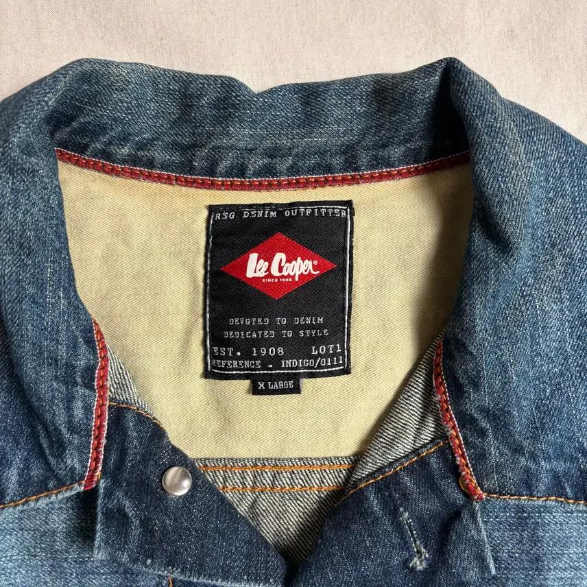 Lee Cooper 리쿠퍼 데님 트러커 자켓 XL 4