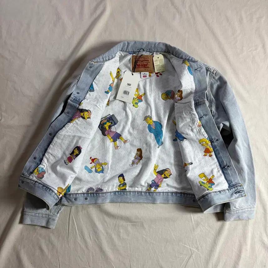 Levis x Simpson 리바이스 심슨 데님 트러커 자켓 L 4