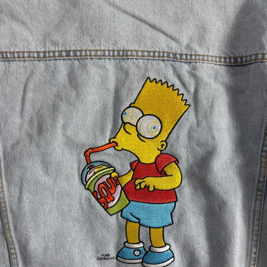 Levis x Simpson 리바이스 심슨 데님 트러커 자켓 L 7