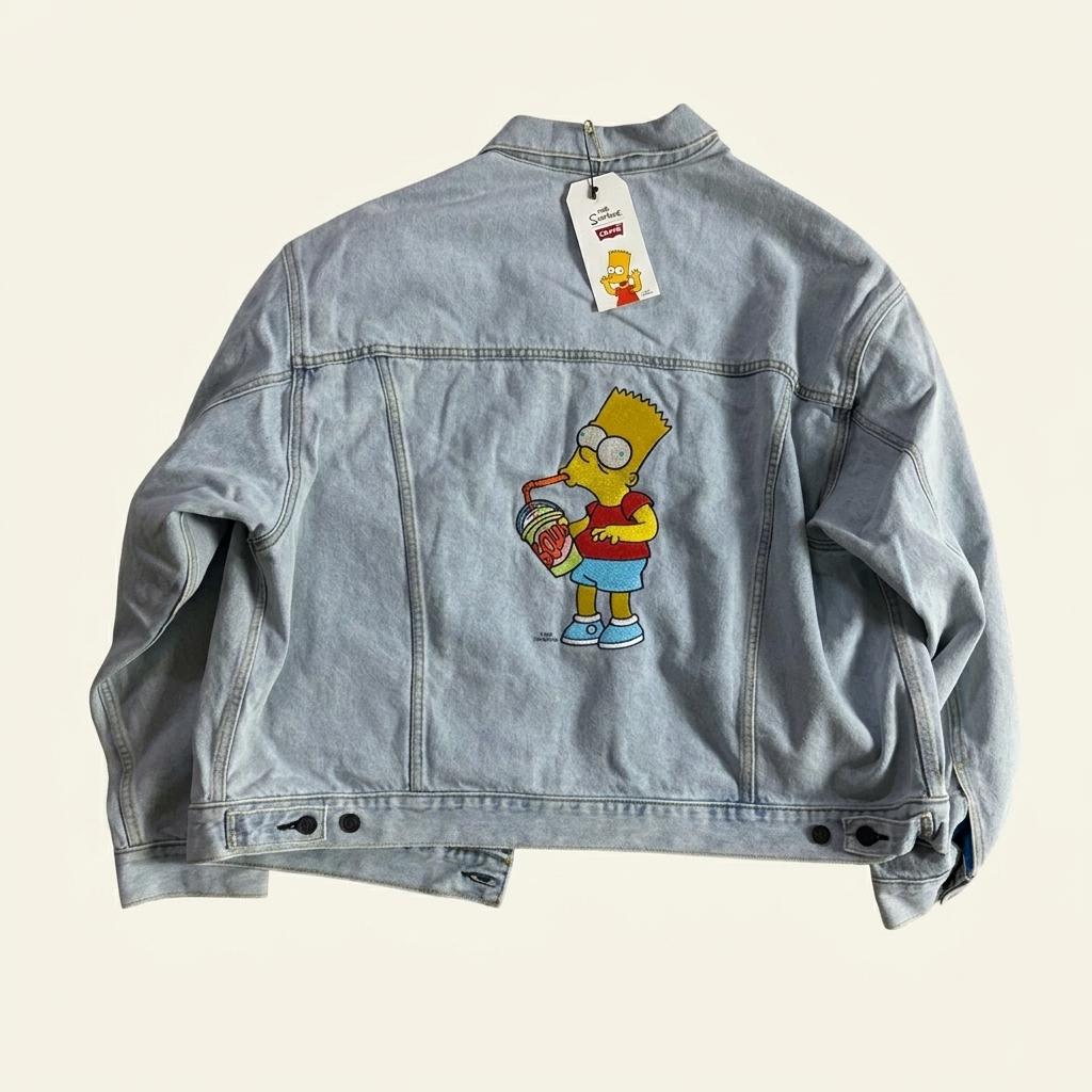 Levis x Simpson 리바이스 심슨 데님 트러커 자켓 L 1