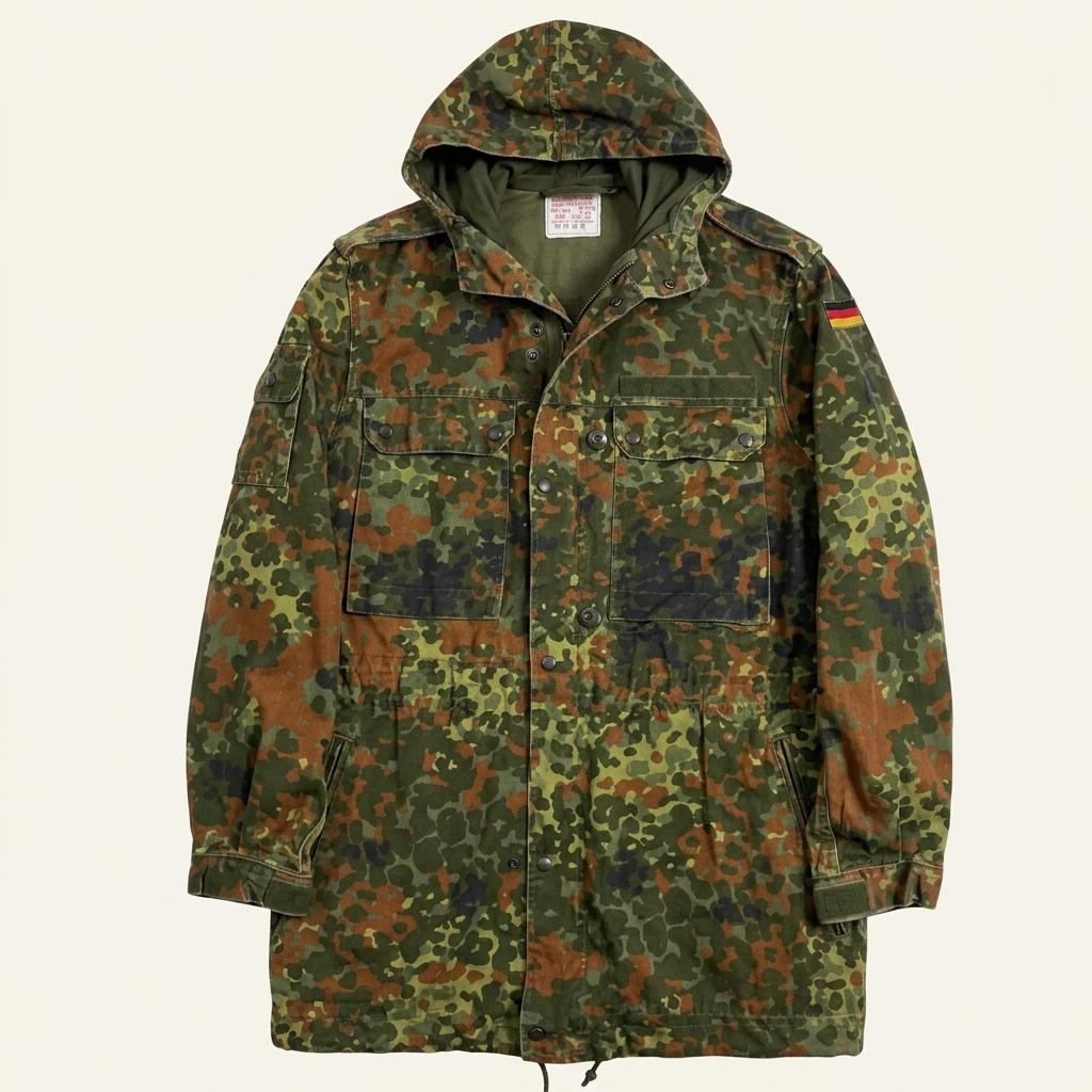 90s German Army 독일군 플랙탄 필드 자켓 L 1