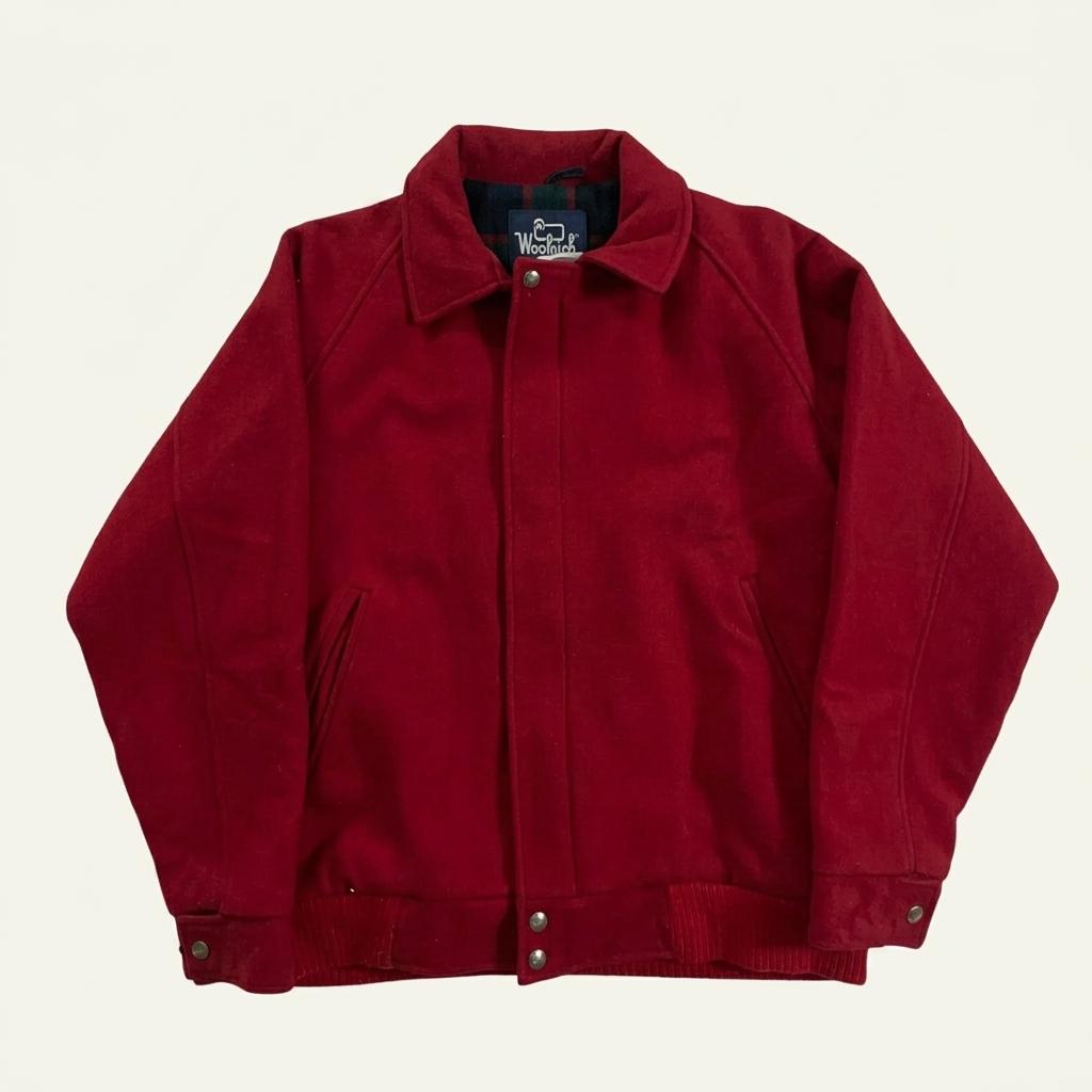 90s Woolrich 울리치 울 봄버 자켓 M 1