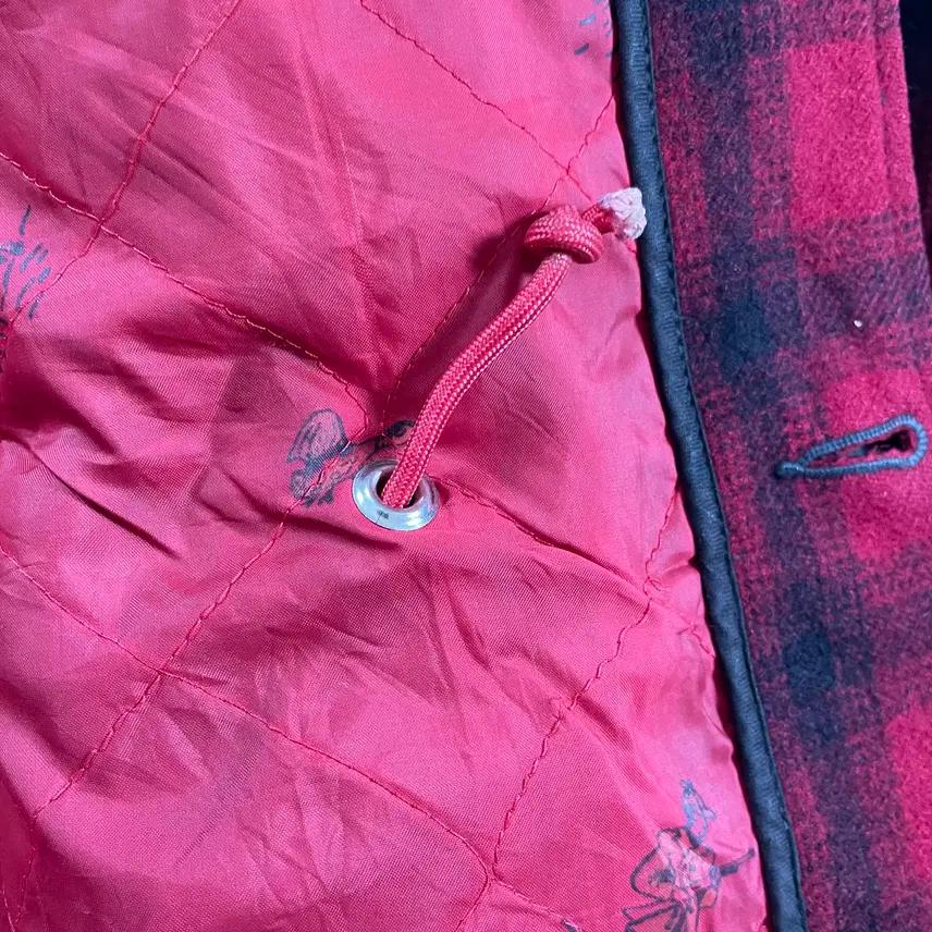 70-80s Woolrich 울리치 버팔로 체크 크루저 코트 44 6