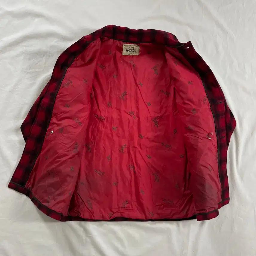 70-80s Woolrich 울리치 버팔로 체크 크루저 코트 44 4