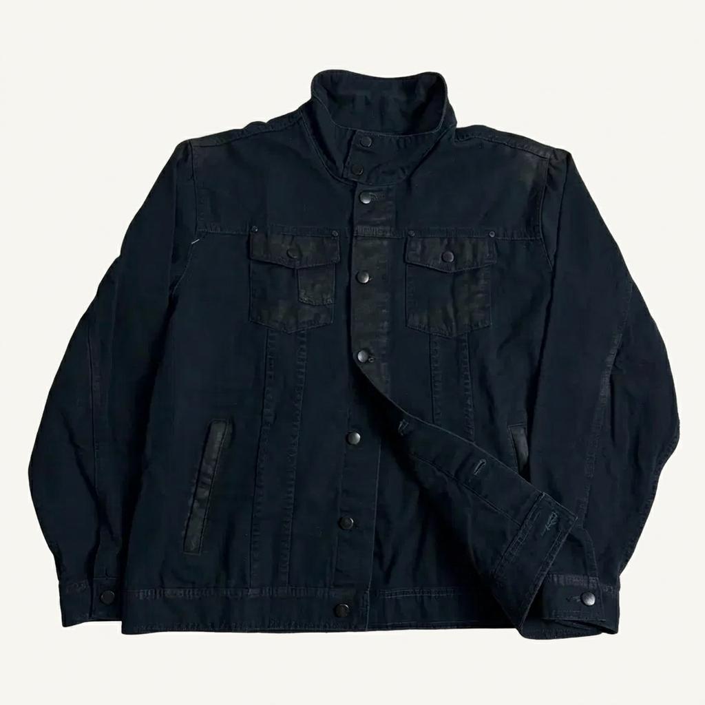 Harley Davidson 할리데이비슨 피스쳐 데님 바이커 자켓 2XL 1