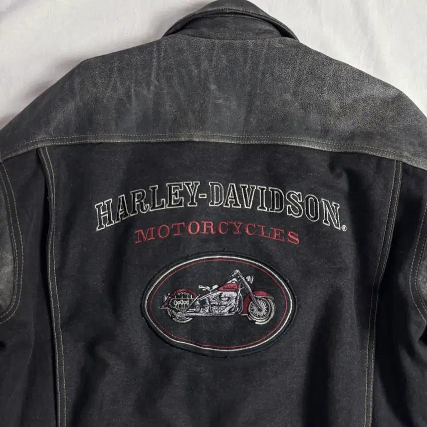 Harley Daidson 할리데이비슨 데님 레더 라이더 자켓 M 6